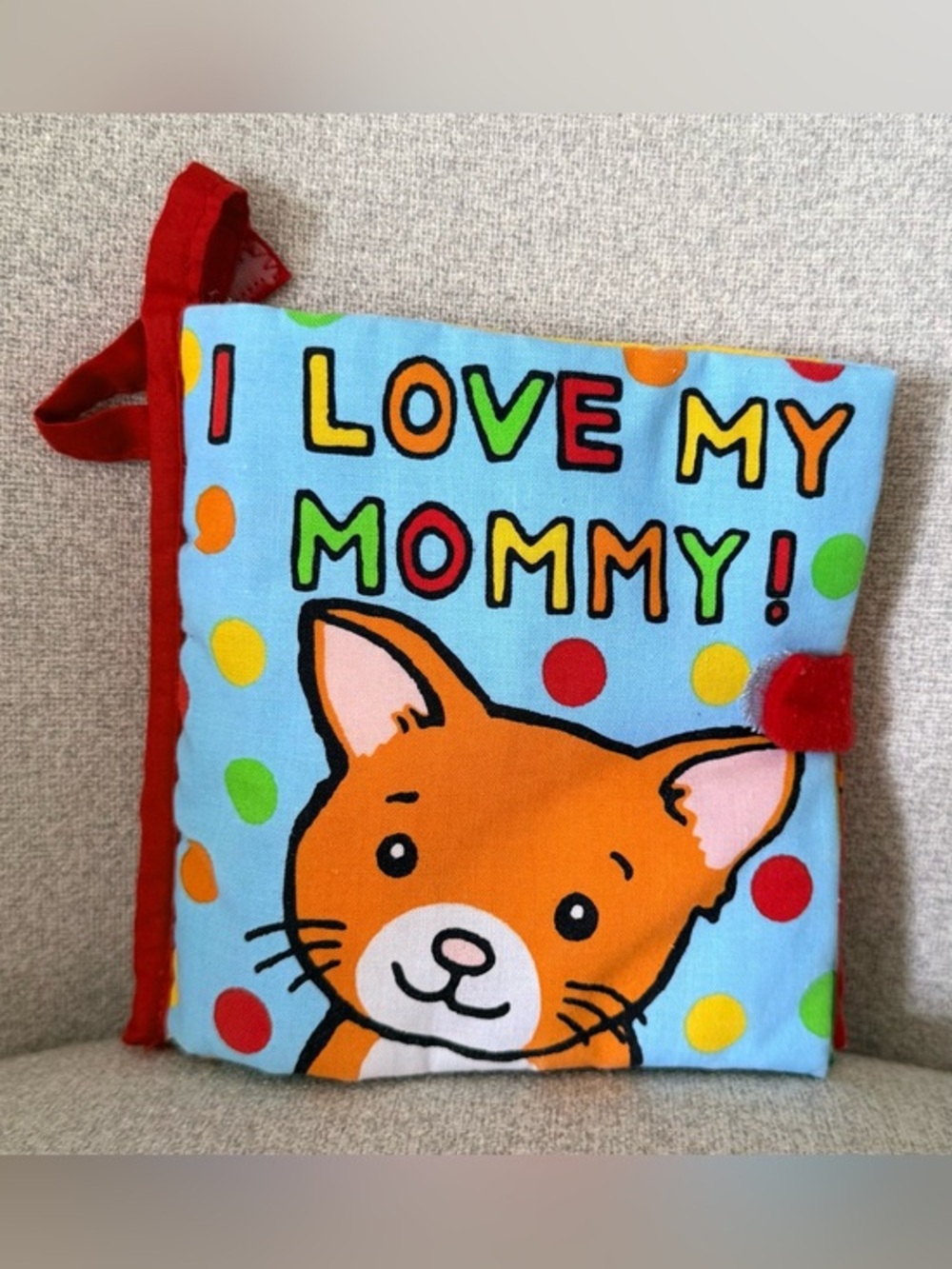 Rare Retired Little Jellycat London “I Love My Mommy!” Soft Cloth baby book